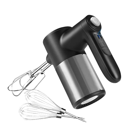 7 Speed Electric Hand Mixer for Baking with Beaters Dough Hooks Whisks