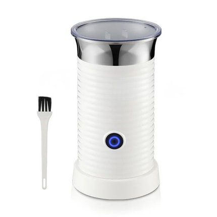 Compact Electric Milk Heating & Frothing Machine, One-Button Operation, ABS Body Design