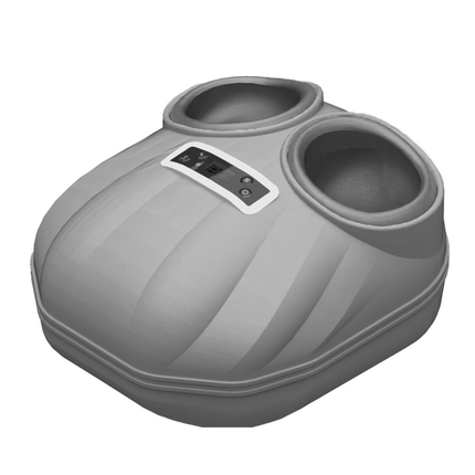 Portable Foot Massager with Roller, Air Compression, and Heat for Toes, Instep, and Heels