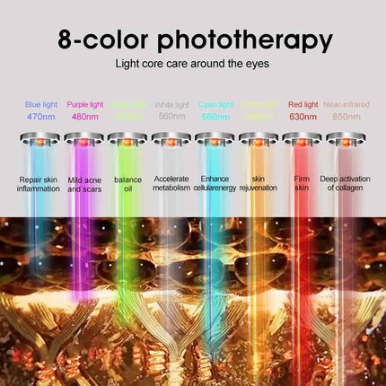 Portable Red Light Eye Relaxation Mask 52-LED Silicone Pad USB Rechargeable