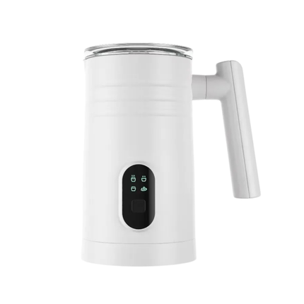 Portable Electric Milk Frother with Temperature Control, Quiet Motor, 400W Power