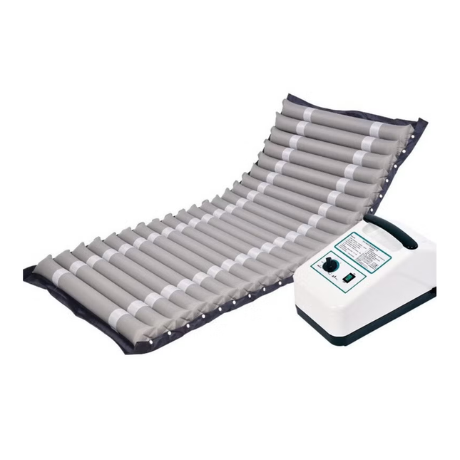 Hospital Bed Air Mattress with Nylon PVC Composite, Quiet Air Pump, and Durable Multi-Chamber Design