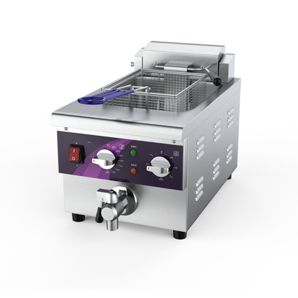 6L Electric Deep Fryer with Adjustable Temperature and Stainless Steel Body – Commercial & Home Use