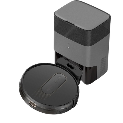 Rechargeable Robot Vacuum and Mop with Self-Empty Station, 240min Runtime and Voice Control