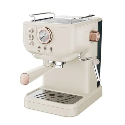 Semi Automatic Espresso Coffee Maker with 20 Bar Pressure and Stainless Steel Housing