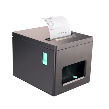 80mm Direct Thermal POS Receipt Printer with ESC/POS Support, Compact Countertop Design & Fast 220mm/s Printing