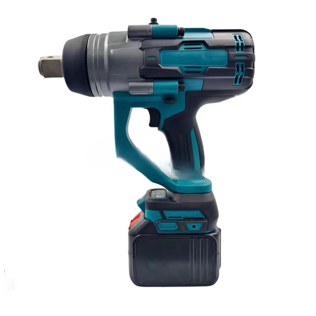 Rechargeable Cordless Impact Wrench with Brushless Motor and Square Drive