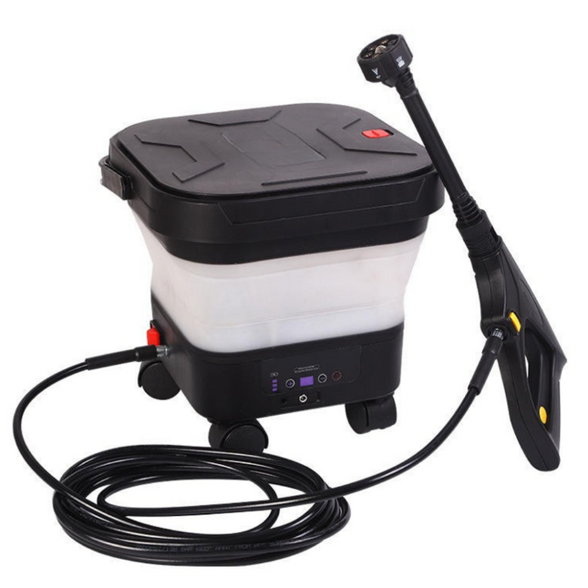 Portable Cordless Car Washer with High-Pressure 6-in-1 Spray Gun