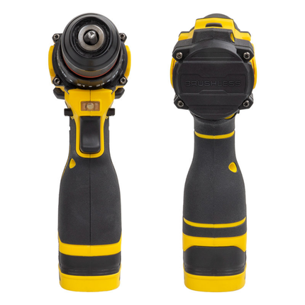 Rechargeable Cordless Impact Drill & Electric Screwdriver Set – 1550RPM Variable Speed, 35Nm Brushless Motor