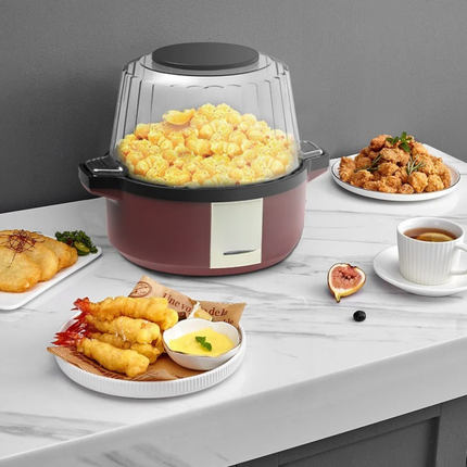 700W Household Electric Popcorn Machine Compact Automatic Home Use