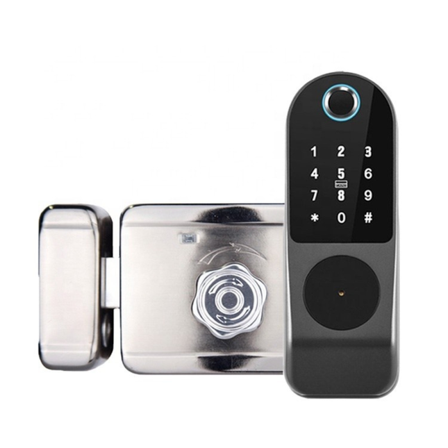 Tuya Smart Door Lock with Fingerprint, RFID, Password and Mechanical Key