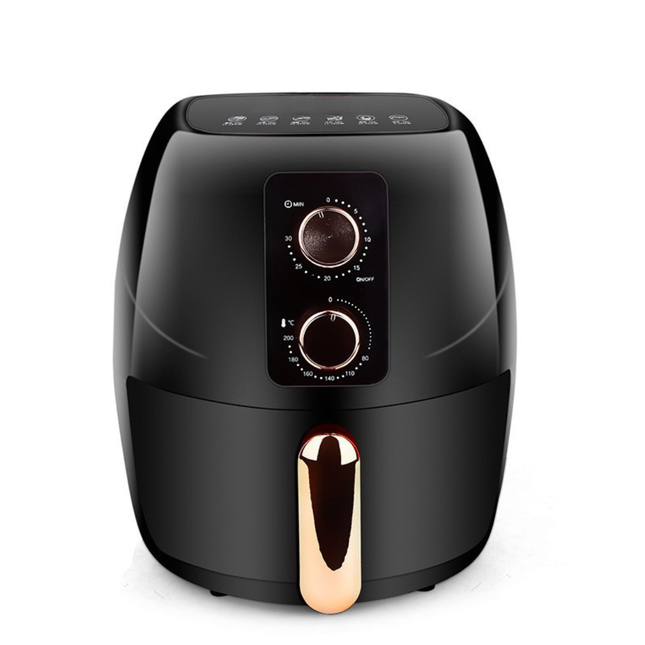 6L Mechanical Air Fryer 1800W Large Family Countertop Cooking Appliance