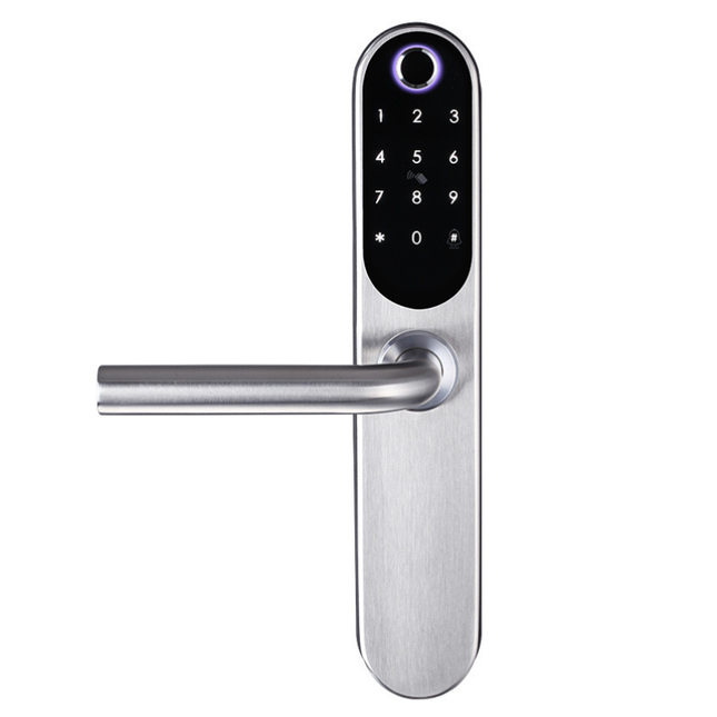 Waterproof Smart Door Lock Tuya System with Fingerprint Password Card Key App Access