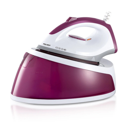 2200W Electric Steam Iron Station with Large Water Tank and Ceramic Coated Soleplate