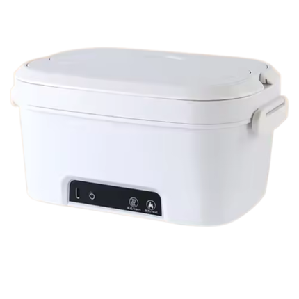 Portable Cordless Lunch Warmer Box 1.5L USB Rechargeable Food Heating Container for Car Office Travel