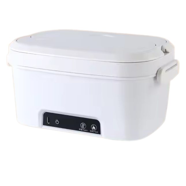 Portable Cordless Lunch Warmer Box 1.5L USB Rechargeable Food Heating Container for Car Office Travel
