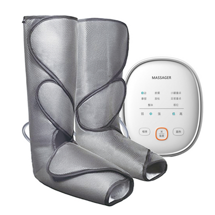 Electric Foot & Calf Massager with Air Compression, Adjustable Pressure & Timer Control