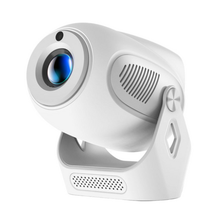 Compact 4K Home Projector with Android 11, Built-in Speakers & Portable Design