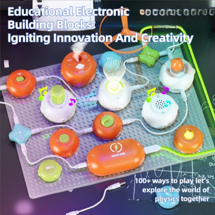 STEM Electronics Kit Snap-In Circuit Blocks for Physics & DIY Projects