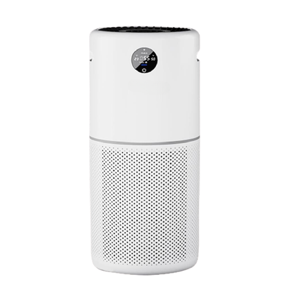 High Airflow Air Purifier with Smart Sensors and UV-C Light 50m² Coverage White
