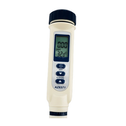 Professional Salinity & Temperature Meter Pen – Dual Screen, IP65 Splash-Resistant, 0 to 70ppt