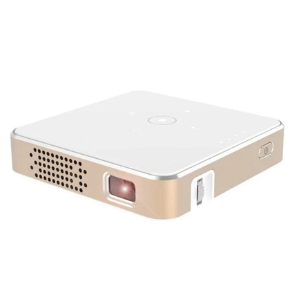 Pocket-Sized HD DLP Projector with 1080p Support, Built-In Battery, HDMI & USB