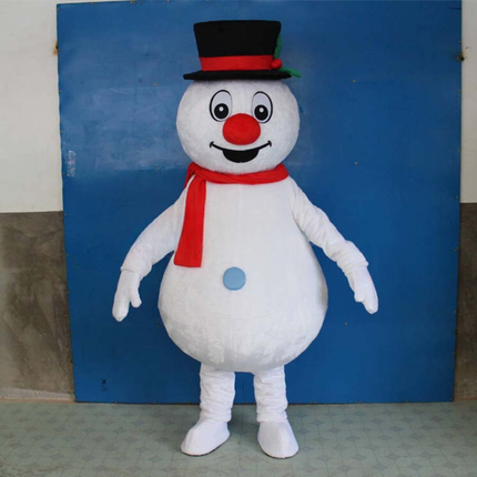 Professional Adult Snowman Mascot Costume – Holiday Party & Event Cartoon Character Outfit