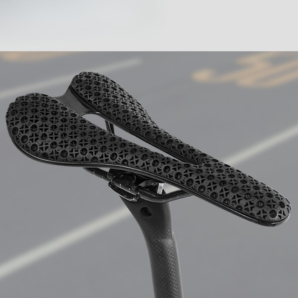 Carbon Fibre Bicycle Saddle with 3D Printed Padding Structure
