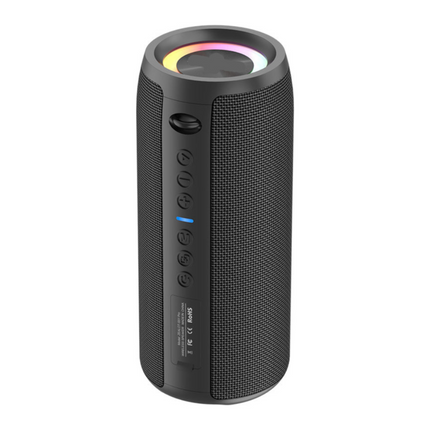 Cordless 20W Bluetooth Speaker with 5200mAh Battery, Waterproof & Party Light Effects