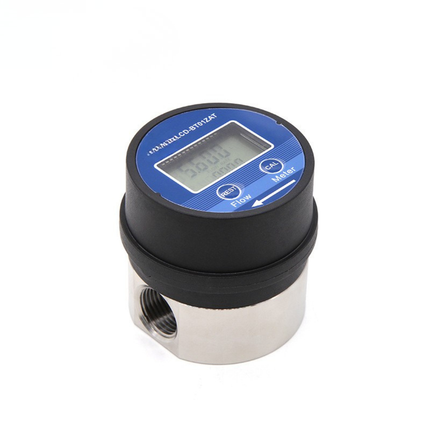 1/2 Inch Electronic Gear Flow Meter 30–1200L/H Liquid Measurement for Water Oil Diesel