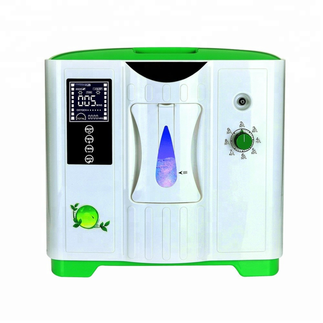 Adjustable 2–9L Oxygen Concentrator for Home Use with HD LCD and Remote