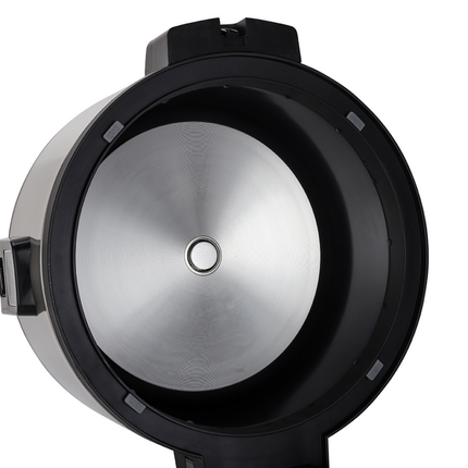 Commercial Deluxe Stainless Steel Rice Cooker with Non-Stick Inner Pot & Aluminum Heating Plate