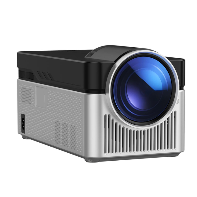 Portable Android Projector with 8K Support, Dual Speakers & Wireless Screen Casting