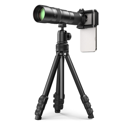 High-Powered Adjustable Zoom Monocular Lens for Smartphones