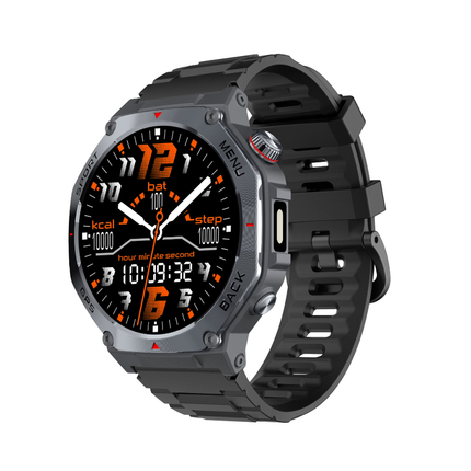 Rechargeable Smart Watch with Gloryfit Pro App 22mm Strap Waterproof Design