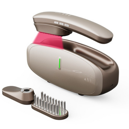 Handheld 3-in-1 Light Relaxation Massager for Face, Body & Scalp Care