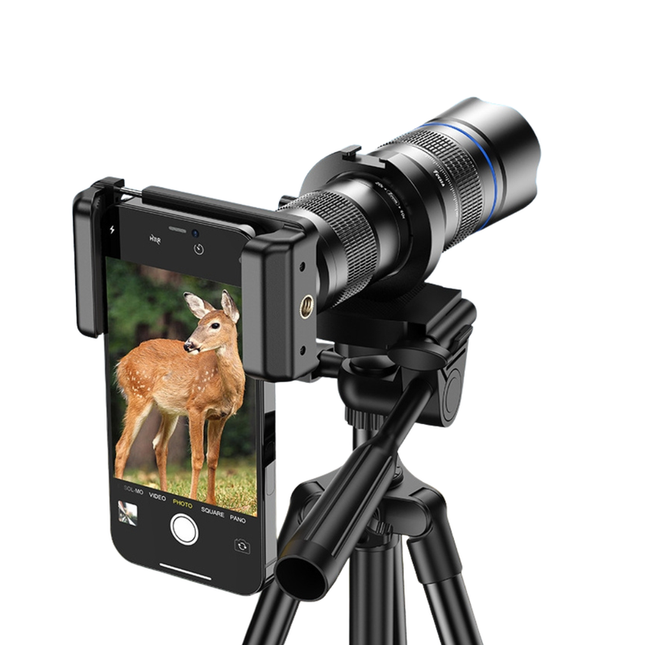 Long-Range Smartphone Telephoto Lens Kit with Tripod Support