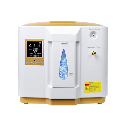 Portable 1–7L Oxygen Generator with Low-Noise Operation and Remote Control