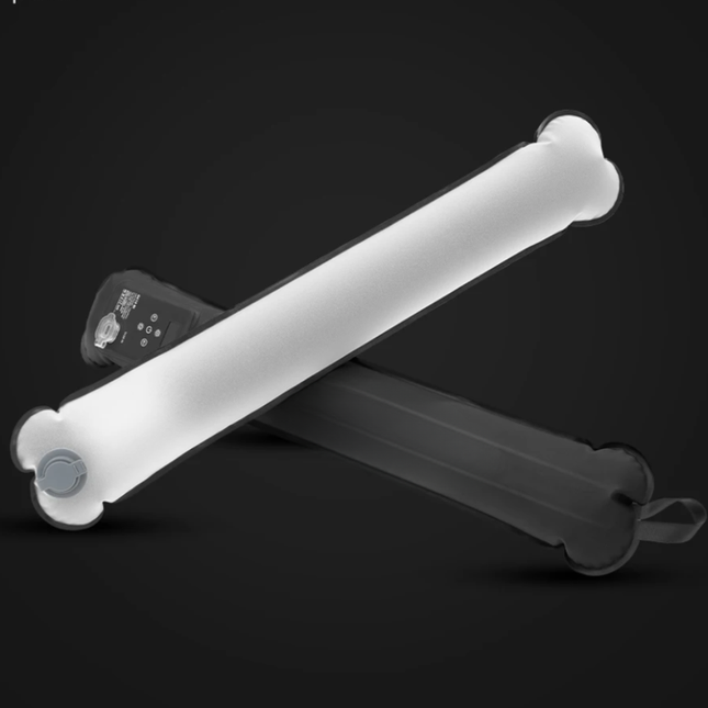 Portable Rechargeable Inflatable LED Tube Light 12W Bi-Colour 2700–6500K Dimmable Photo Video Lighting
