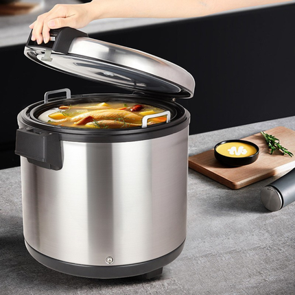 Heavy-Duty Commercial Rice Cooker with Non-Stick Inner Pot and Temperature Control – 20L Capacity