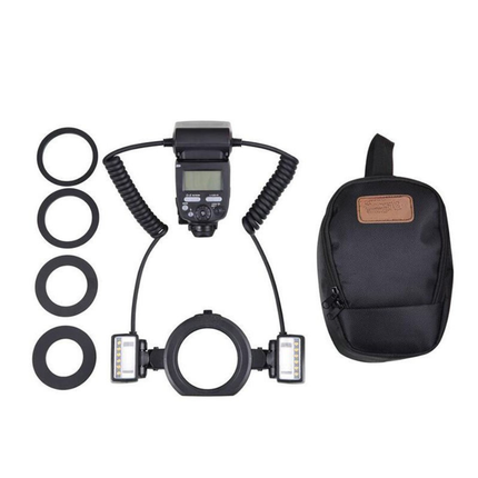 Professional Macro Twin Flash Lighting System with Daylight Output & Multi-Lens Compatibility