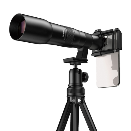 Long-Range Smartphone Camera Telescope Lens with Universal Clip