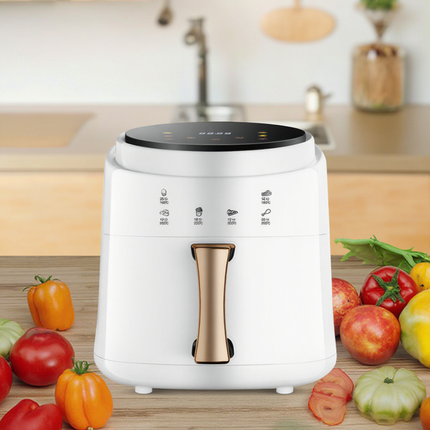 8L Touch Screen Air Fryer Oven 1400W Stainless Steel Fast Cooking Oil-Free Appliance