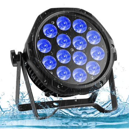 IP65 Waterproof RGBW Stage Par Light 14x10W LED Outdoor Indoor Event Lighting DMX Sound Activated Control