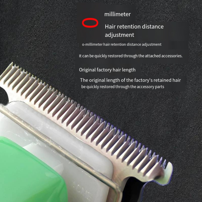 Professional Rechargeable Hair Clipper with OLED Display Cordless Barber Trimmer for Men