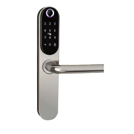 Waterproof Smart Fingerprint Sliding Door Lock with App Control for Aluminum Doors