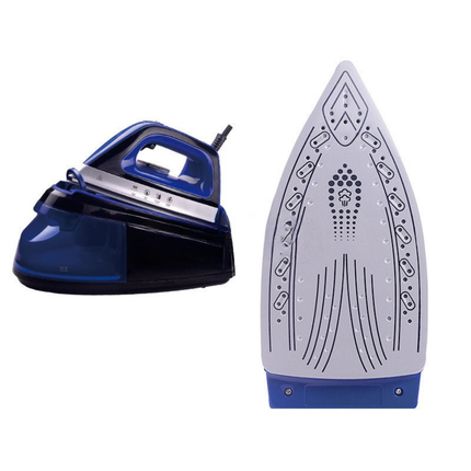 Portable 2400W Household Steam Iron with Ceramic Soleplate and 1.2L Large Capacity Tank