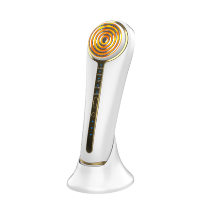 Portable 3-in-1 EMS Facial Massager with RF, Vibration & LED Light Relaxation