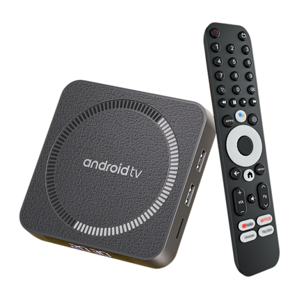 4K Android TV Box Media Player, Android 12, 4GB RAM, 32GB Storage, Dual WiFi