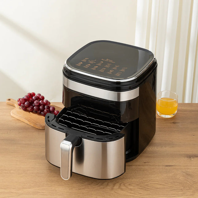 12 Quart Multi-Function Air Fryer Toaster Oven with LED Control Panel & See-Through Glass Door